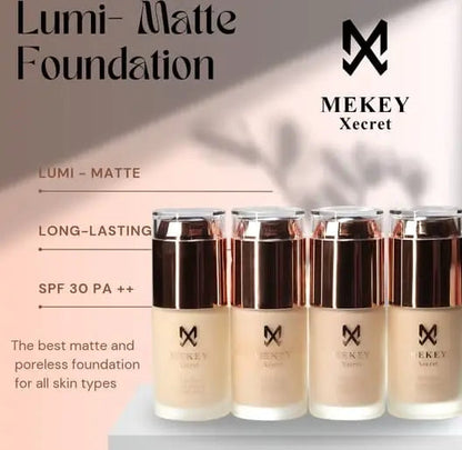 Mekey xecret Lumi Matte Foundation - Shade # 01 Fair