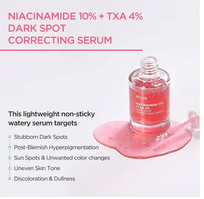 ANUA - NIACINAMIDE 10% + TXA 4% DARK SPOT serum 30 ml