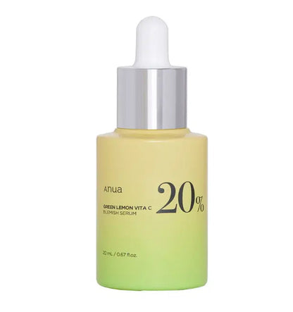 Anua Green Lemon Vitamin C Serum with Vitamin E, Hyaluronic & Ferulic Acid 0.67 fl.oz / 20ml