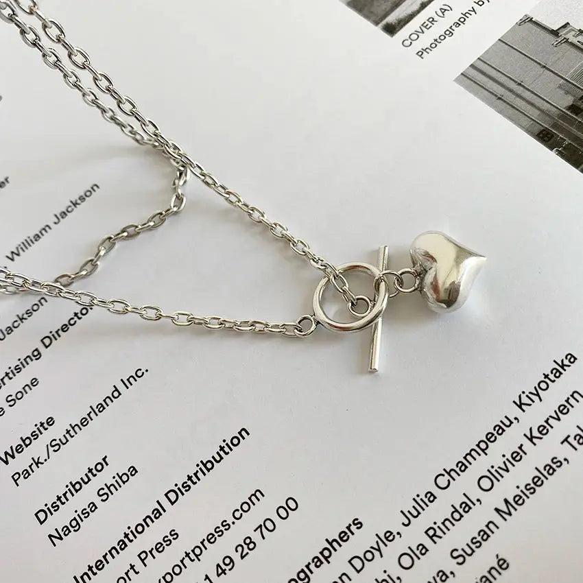 silver necklace
