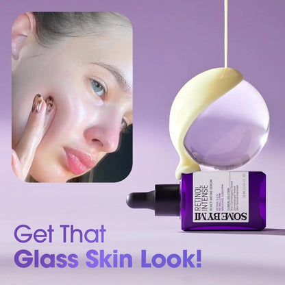 SOME BY MI Retinol Intense Reactivating Serum 30ml – 0.1% Mild Retinol for Anti-Aging, Acne Marks & Glass Skin