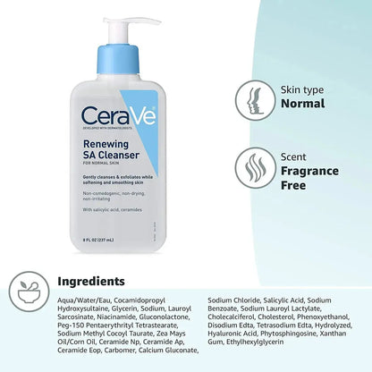 CeraVe - Renewing SA Cleanser 8 oz 236 ml