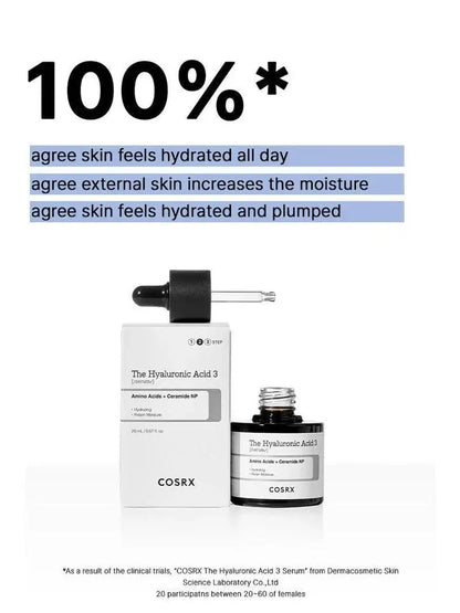 COSRX The Hyaluronic Acid 3 Serum | Deep Hydration Serum for Dry, Dehydrated & Sensitive Skin in Pakistan